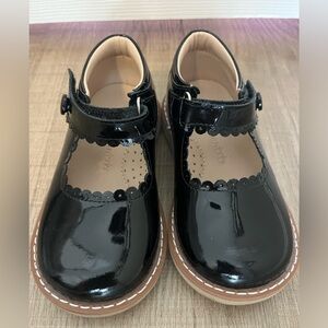 Elephantito Patent Leather Black Mary Jane Shoes